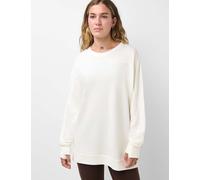 Sweaty Betty After Class Cotton Blend Longline Sweatshirt Soft White