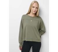 Sweaty Betty After Class Crop Sweatshirt Dark Khaki