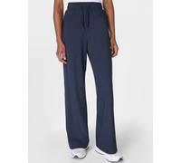Sweaty Betty Explorer High Waisted Wide Leg Joggers Navy