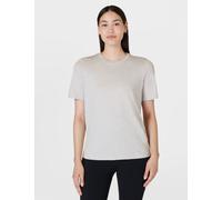 Sweaty Betty female Essential Cotton Rich Crew Neck T-Shirt - Chambray, Chambray,Duck Egg,Black