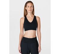 Sweaty Betty female Gaia Yoga Non Wired Sports Bra - Black, Black