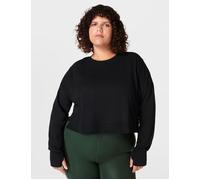 Sweaty Betty Women's After Class Crop Sweatshirt - Black - Size: XL