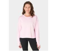 Sweaty Betty Women's After Class Crop Sweatshirt - Frost Pink - Size: Medium