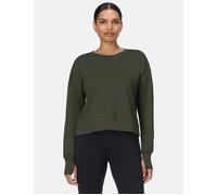 Sweaty Betty Women's After Class Crop Sweatshirt - Nori Green - Size: XL