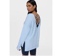 Sweaty Betty Women's After Class Cross Back Sweatshirt - Breeze Blue - Size: Medium