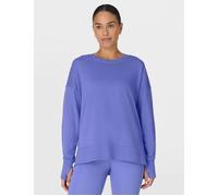 Sweaty Betty Women's After Class Longline Sweatshirt - Aura Blue - Size: Medium