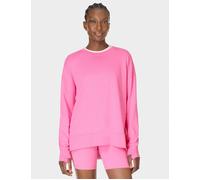 Sweaty Betty Women's After Class Longline Sweatshirt - Guava Pink - Size: Large