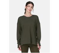 Sweaty Betty Women's After Class Longline Sweatshirt - Nori Green - Size: XL
