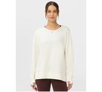 Sweaty Betty Women's After Class Open Back Tie Sweatshirt - Dove White - Size: Medium