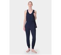 Sweaty Betty Women's Gaia Performance Yoga Jumpsuit - Navy Blue - Size: Medium