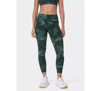 Sweaty Betty Womens Green Terrain Camo Print Power Crop Workout Legging