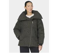 Sweaty Betty Women's Nimbus Cloud Short Puffer - Large Green Leopard Print - Size: Medium