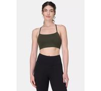 Sweaty Betty Womens Nori Green Spirit Restored Seamless Yoga Bra