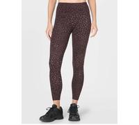 Sweaty Betty Women's Power 7/8 Gym Leggings - Brown Leopard Dot Print - Size: Medium