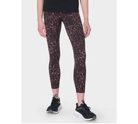Sweaty Betty Women's Power 7/8 Gym Leggings - Brown Wild Leopard Print - Size: XL