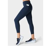 Sweaty Betty Women's Power 7/8 Gym Leggings - Navy Blue - Size: XL