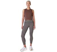 Sweaty Betty Women's Power 7/8 Sweat Wicking Workout Legging, Blk Micro Hndsth, Large