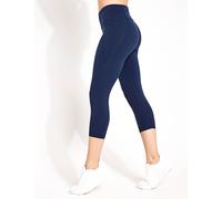 Sweaty Betty Women's Power Cropped Gym Leggings - Navy Blue - Size: Small