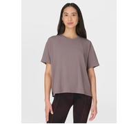 Sweaty Betty Women's Soft Flow Studio T-Shirt - Grounded Brown - Size: XL