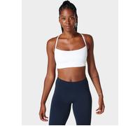 Sweaty Betty Women's Spirit Restored Yoga Sports Bra - White - Size: Medium