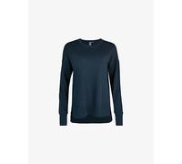 Sweaty Betty Womens Sweaty Betty After Class Relaxed-Fit Cotton-Blend Jumper Navy Blue 2XL