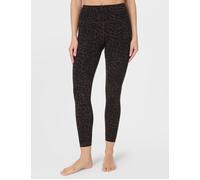 Sweaty Betty Women's Ultimate Studio 7/8 Yoga Leggings - Brown Leopard Skin Print - Size: Large