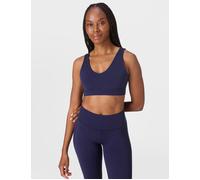 Sweaty Betty Women's Ultimate Studio Voop Sports Bra - Midnight Navy Blue - Size: Medium