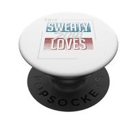 Sweaty Karaoke Lover Funny Music and Singing Quote PopSockets Adhesive PopGrip