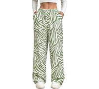 SweatyRocks Wide Leg Trousers Women's Autumn Elegant Wide Leg Trousers High Waist Casual Trousers with Pockets Elastic Muslin with Elastic Elastic Green Trousers, Mint Green, XS