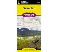 Sweden Adventure Map - National Geographic Adventure Travel Maps: 1:975000