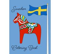 Sweden Coloring Book: Swedish culture and nature illustrated