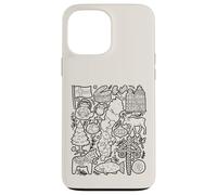Sweden Doodles Stockholm Malmö Köttbullar Europe Hygge Case for iPhone 13 Pro Max