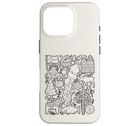 Sweden Doodles Stockholm Malmö Köttbullar Europe Hygge Case for iPhone 16 Pro