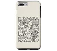 Sweden Doodles Stockholm Malmö Köttbullar Europe Hygge Case for iPhone 7 Plus/8 Plus