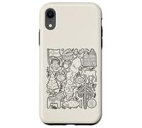 Sweden Doodles Stockholm Malmö Köttbullar Europe Hygge Case for iPhone XR