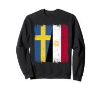Sweden Egypt Half Flag Swedish Egyptian Heritage Sweatshirt