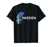 Sweden Flag Hiking Holiday Sweden Swedish Flag T-Shirt