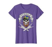 Sweden Flag Skull Sverige T-Shirt