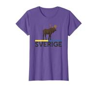 Sweden Flag Sverige Moose T-Shirt