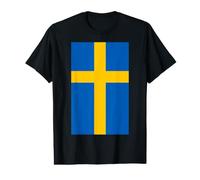 Sweden Flag Swedish Sverige Nordic Cross Swede Pride Value Graphic T-Shirt