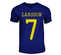 Sweden Henrik Larsson Hero T-Shirt in Navy | Size: Small Sweden Navy S