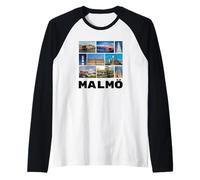 Sweden Malmö Souvenir/Malmo Raglan Baseball Tee