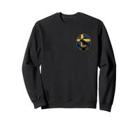 Sweden, Moose, Flag, Outdoor Sweatshirt