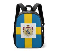 Sweden Royal FLag Casual Daypack Daily Backpacks Travel Shoulder Bag with Adjustable Straps for Women Men