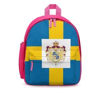 Sweden Royal FLag Cute Backpack Small Daily Daypack Travel Shoulder Bag with Adjustable Strap Funny Graphic
