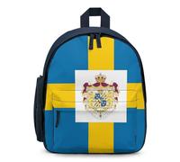 Sweden Royal FLag Cute Backpack Small Daily Daypack Travel Shoulder Bag with Adjustable Strap Funny Graphic