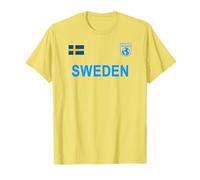Sweden Scandinavian Flag Design Enjoy Traveling The World T-Shirt