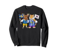 Sweden South Korea Flag Swedish Roots Proud Korean Heritage Sweatshirt