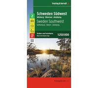 Sweden Southwest Road and Leisure Map: Gothenburg - Vanern - Jonkoping (freytag & berndt Straßenkarte, AK 06615)