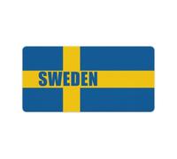 Sweden Swedish Flag Mouse Mat Pad Desk Mat Office Accessories 30x60cm